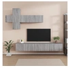 Image de Ensemble de meubles TV 7 pcs Sonoma gris Bois d'ingénierie3114524
