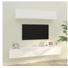 Image de Ensemble de Meubles TV 4 pcs Centres de Divertissement Armoires Multimédia Meubles de Salle de Séjour Intérieur Blanc Bois d'Ingénierie