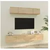 Image de Ensemble de meubles TV 4 pcs Chêne sonoma Bois d'ingénierie3114528