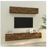 Image de Ensemble de meubles TV 4 pcs Chêne fumé Bois d'ingénierie