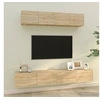 Image de Ensemble de meubles TV 4 pcs Chêne sonoma Bois d'ingénierie3114536