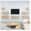 Image de Ensemble de meubles TV 7 pcs Chêne sonoma Bois d'ingénierie3114544