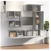 Image de Ensemble de meubles TV 6 pcs Sonoma gris Bois d'ingénierie