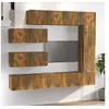 Image de Ensemble de meubles TV 7 pcs Chêne fumé Bois d'ingénierie 3114563