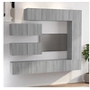 Image de Ensemble de meubles TV 7 pcs Sonoma gris Bois d'ingénierie 3114564