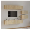 Image de Ensemble de meubles TV 6 pcs Chêne sonoma Bois d'ingénierie3114600