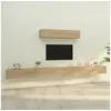 Image de Ensemble de meubles TV 6 pcs Chêne sonoma Bois d ingénierie