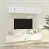 Image de Ensemble de meubles TV 6 pcs Blanc Bois d'ingénierie3114614