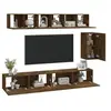 Image de Ensemble de meubles TV 6 pcs Chêne fumé Bois d'ingénierie
