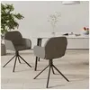 Image de Lot de 2 chaise H. 79.5 cm non pliable interieur en metal gris