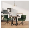 Image de Lot de 2 chaise en plastique non pliable interieur H. 85.5 cm vert