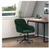 Image de Chaise pivotante de bureau Vert foncé Velours