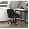 Image de Chaise pivotante de bureau Noir Velours344862