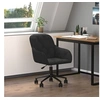 Image de Chaise pivotante de bureau Noir Velours