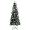 Image de Sapin de Noël Artificiel avec Support Arbre de Noël Décoration de Vacances Ornement de Noël Décoration de Fête Salon Intérieur Vert 180 cm PVC
