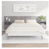 Image de Tête de Lit avec Armoires Accessoire de Lit Tête de Lit Flottante Murale Meuble de Chambre à Coucher Sonoma Gris Bois d'Ingénierie
