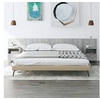 Image de Tête de Lit avec Armoires Meuble de Chambre à Coucher Accessoire de Lit Tête de Lit Murale Flottante Sonoma Gris Bois d'Ingénierie