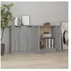 Image de Dressoirs 2 st 60x30x70 cm bewerkt hout grijs sonoma eiken3115778