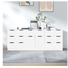 Image de Buffets 3 pcs Blanc Bois d'ingénierie3115796