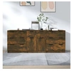 Image de Buffets 3 pcs Chêne fumé Bois d ingénierie