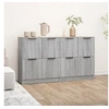 Image de Buffets 2 pcs Sonoma gris 60x30x70 cm Bois d'ingénierie3115810