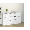Image de Buffets 3 pcs Blanc Bois d'ingénierie3115820