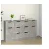 Image de Ensemble de buffets 3 pcs Gris béton Bois d'ingénierie3115823