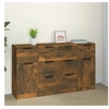 Image de Ensemble de buffets 3 pcs chêne fumé bois d'ingénierie3115825