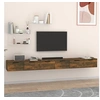 Image de Wandkasten 2 st 102x30x20 bewerkt hout gerookt eikenkleurig3115905