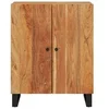 Image de Buffet Armoire de Rangement Organisateur de Maison Armoire de Salon Meuble de Salle de Séjour Intérieur 60x33x75 cm Bois Massif d'Acacia