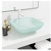 Image de Lavabo Verre 42x42x14 cm Dépoli