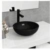Image de Lavabo Vasque à Poser de Toilette Lave-mains de Salle de Bain Lavabo de Salle d'Eau Maison Intérieur Verre Trempé 345246