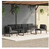 Image de Salon de jardin Métal 6 personnes 7 pieces