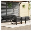 Image de Salon de Jardin 7 pcs avec Coussins Mobilier de Patio Ensemble de Meubles de Terrasse Mobilier d'Extérieur Aluminium 3115923