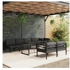 Image de Salon de Jardin 8 pcs avec Coussins Mobilier de Patio Ensemble de Meubles de Terrasse Mobilier d'Extérieur Aluminium 3115928