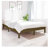 Image de Bedframe massief grenenhout honingbruin 200x200 cm820564