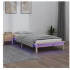 Image de Bedframe LED massief hout 100x200 cm820596