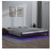 Image de Bedframe LED hout honingbruin 120x190 cm820644