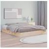 Image de Cadre de lit sans matelas 200x200 cm bois massif