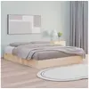 Image de Cadre de lit sans matelas 160x200 cm bois massif