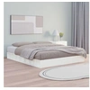 Image de Cadre de lit sans matelas blanc 140x200 cm bois massif