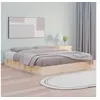 Image de Cadre de lit sans matelas 120x200 cm bois massif