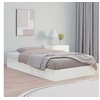 Image de Bedframe massief hout wit 100x200 cm820687