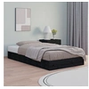 Image de Bedframe massief hout zwart 75x190 cm820700
