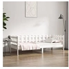 Image de Lit de jour Blanc 80x200 cm Bois de pin massif