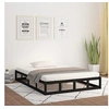 Image de Bedframe massief hout zwart 120x200 cm820795