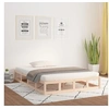 Image de Cadre de lit sans matelas 200x200 cm bois massif