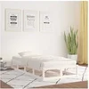 Image de Bedframe massief hout wit 75x190 cm820822