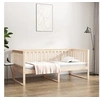 Image de Lit de Jour Canapé-lit Cadre de Lit d'Invité Lit d'Appoint Canapé de Salon Chambre à Coucher Intérieur 90x190 cm Bois de Pin Massif
