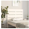 Image de Tête de lit Blanc 90x3x80 cm Bois massif de pin